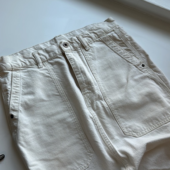 Zara  M maxi white denim skirt - Picture 2 of 6